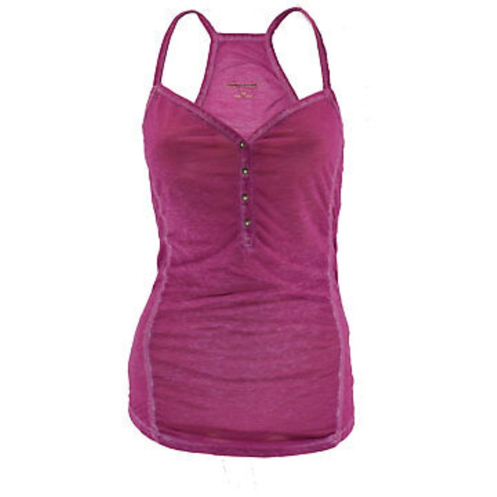 MAURICES PLUS SIZE XXL RACERBACK CAMI TEE FUCHSIA